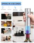 Electric Wine Opener Set with Accessories