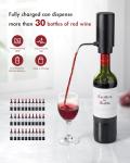 Electric Wine Decanter Aerator with Smart Dispenser