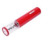 Electric Red Wine Bottle Corkscrew with Foil Cutter