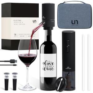 7-Piece Rechargeable Electric Wine Opener Set