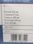 Set of 6 Schott Zwiesel Tritan Crystal Whiskey Glasses