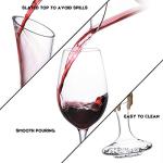 Lead-Free Crystal Wine Decanter with Aerator and Beads