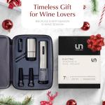 Electric Wine Opener Set with Aerator - Silver