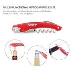 5-Piece Wine Bottle Opener Set with Stickers