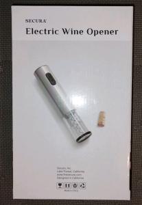 Secura Silver Electric Wine Opener
