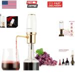 Electric Wine Aerator and Dispenser with USB Charging