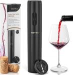 Battery-Powered Electric Wine Opener with Foil Cutter