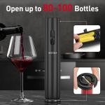 Battery-Powered Electric Wine Opener with Foil Cutter