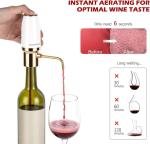 Electric Wine Aerator and Dispenser with USB Charging