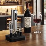 Electric Wine Opener with Foil Cutter & Stopper