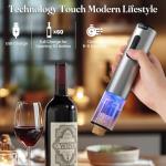 Electric Wine Opener with Foil Cutter & Stopper