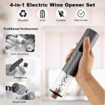 COKUNST 4-in-1 Electric Wine Opener Set