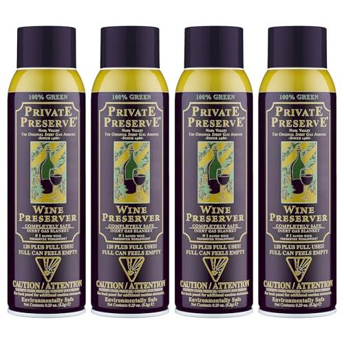 Private Preserve Wine Preservation System - 4 Pack