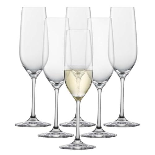 Set of 6 SCHOTT ZWIESEL Forté Champagne Flutes