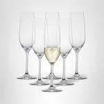 Set of 6 SCHOTT ZWIESEL Forté Champagne Flutes