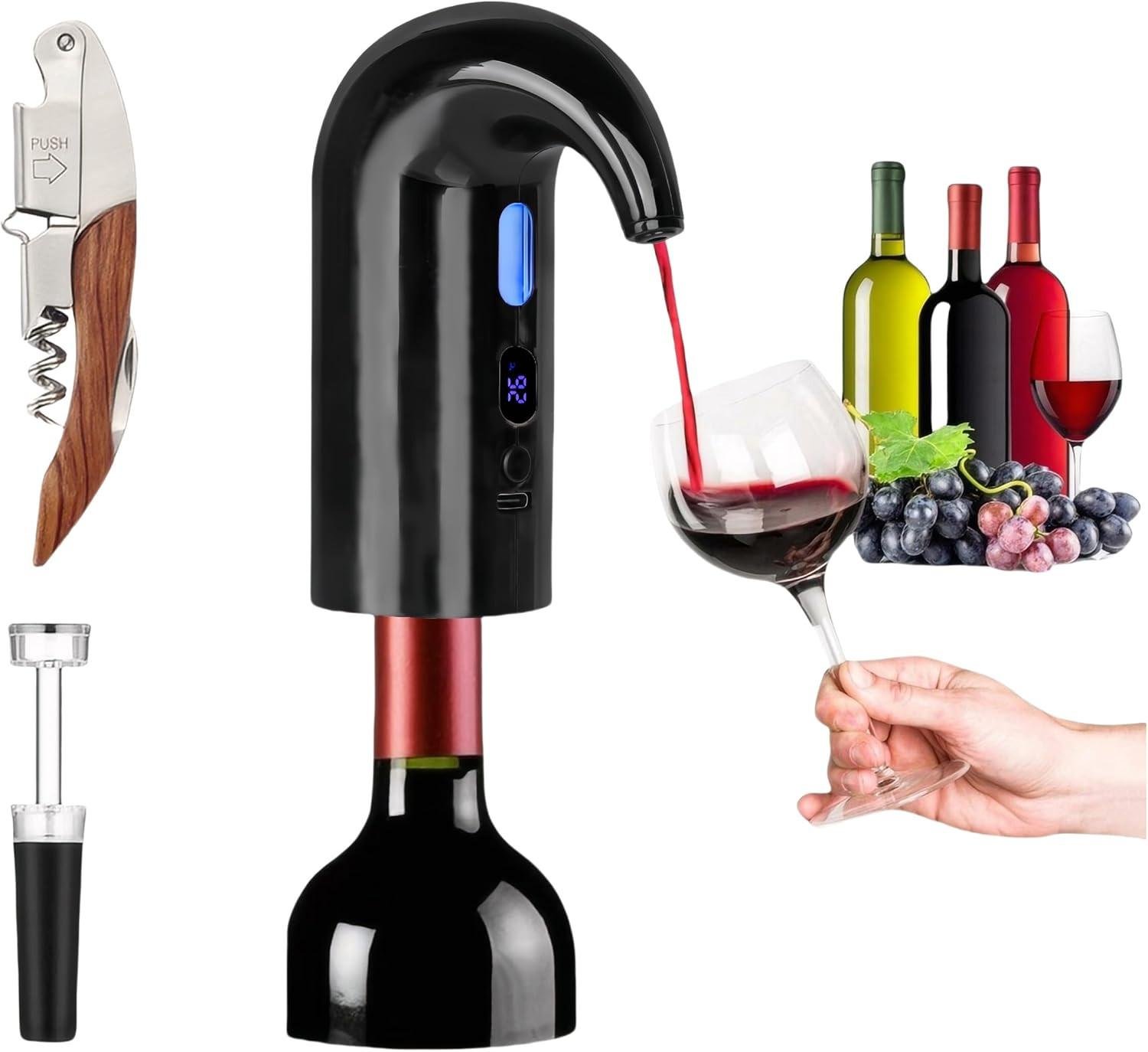 Electric Wine Aerator and Decanter Pump Set