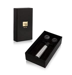 Vacu Vin Stainless Steel Wine Pump Gift Set