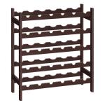 30-Bottle Bamboo Wine Rack with 5 Tiers