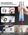 Electric Wine Opener Set with Accessories