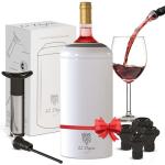 Stainless Steel Wine Chiller Set with Accessories