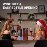 Cordless Electric Wine Opener - Rechargeable Stainless Steel