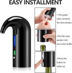 Electric Wine Aerator and Preserver Spout