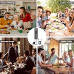 Rechargeable Electric Wine Opener with Foil Cutter