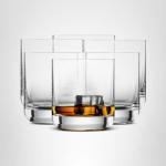 Set of 6 Tritan Crystal Whiskey Glasses