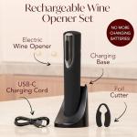 Electric Wine Bottle Opener with Foil Cutter