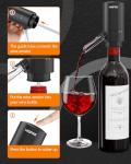 Electric Wine Opener Set with Aerator and Stopper