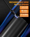 Electric Wine Opener Set with Aerator and Stopper