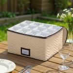 Wine Glass Storage Bins with Dividers - 12 Glasses