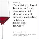 ZWIESEL GLAS Pure Bordeaux Red Wine Glasses Set