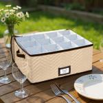 Wine Glass Storage Case for 12 Glasses