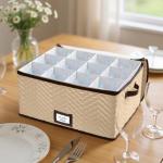 Wine Glass Storage Case for 12 Glasses