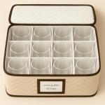Wine Glass Storage Case for 12 Glasses