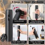 Electric Wine Dispenser and Opener Set