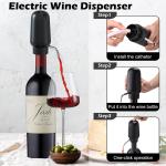 Electric Wine Dispenser and Opener Set