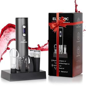 Rechargeable Electric Wine Opener Set with Accessories