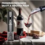 Rechargeable Electric Wine Opener Set with Accessories