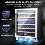 BODEGA 24" Dual Zone Wine Cooler for 46 Bottles