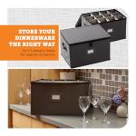 Wine Glass Storage Containers - Stackable Organizer Set