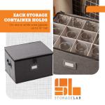 Wine Glass Storage Containers - Stackable Organizer Set