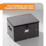 Wine Glass Storage Containers - Stackable Organizer Set