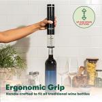 Electric Wine Opener with Foil Cutter, Black