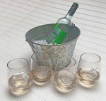 Nautical Stemless Boat Wine Glass Set of 4