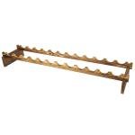 Stackable 6-Tier Solid Wood Wine Rack for 72 Bottles