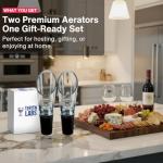 TenTen Labs Wine Aerator Pourer Spout Set