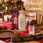 Burlap Wine Bags - 12 Reusable Gift Covers