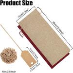 Burlap Wine Bags - 12 Reusable Gift Covers